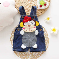 1PC Kids Baby Overalls Dungarees