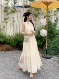 Strapless Fairy Sleeveless Seaside Holiday Dress Lace