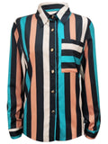 Women's  Striped Cardigan