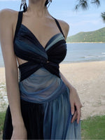 Thai Dress Summer Open Back Atmosphere Halterneck