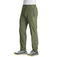 MAGCOMSEN Quick Dry Men's Sweatpants with Zip Pocket   Jogging Hiking