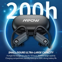 Mpow Q63 Bluetooth 5.3 Wireless Earbuds with Mic IPX7 Waterproof 200H