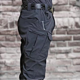 Men's Tactical Cargo Pants M-4XL Elastic Outdoor Trousers