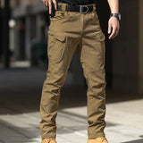 Men's Tactical Cargo Pants M-4XL Elastic Outdoor Trousers