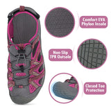 GRITION Outdoor Toecap Protective Trekking Non Slip