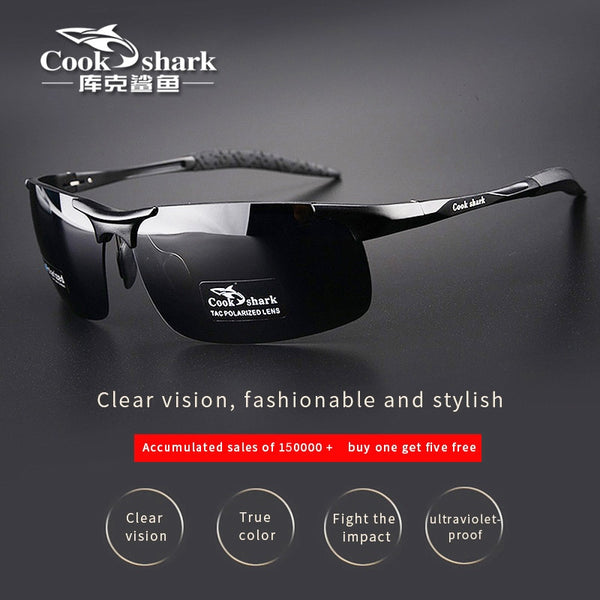 Aluminum magnesium sunglasses HD polarized driving