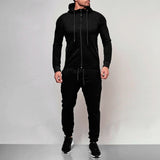 2 pieces  Running tracksuit men Sweatshirt Sports Set