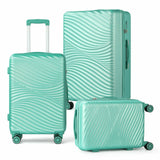 3pcs Luggage Set (20/24/28 Inch) Hardside  Spinner Wheels