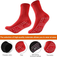 2 Pair AFIZ Tourmaline Slimming Health Self Heating Foot Massage Thermotherapeutic Sock