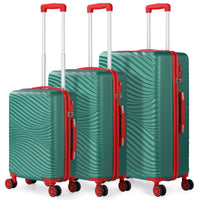 3pcs Luggage Set (20/24/28 Inch) Hardside  Spinner Wheels