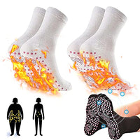 2 Pair AFIZ Tourmaline Slimming Health Self Heating Foot Massage Thermotherapeutic Sock